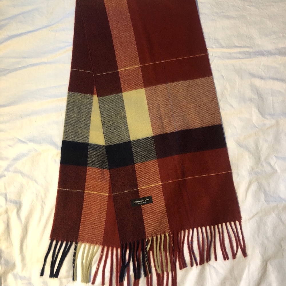 Vintage Christian Dior monsieur 49” scarf